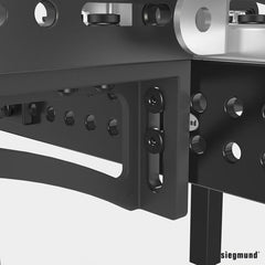 2 - 220522: Short & Flat Fast Clamping Bolt (Burnished) - 22mm Welding Table Accessories by Siegmund - The Flattest, Most Reliable Welding Tables & Fixturing Accessories in the World