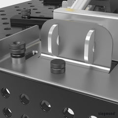 2 - 220540: Positioning Bolt (Burnished) - 22mm Welding Table Accessories by Siegmund - The Flattest, Most Reliable Welding Tables & Fixturing Accessories in the World