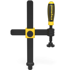 2 - 220610.1: Professional Screw Clamp (Burnished) - 22mm Welding Table Accessories by Siegmund - The Flattest, Most Reliable Welding Tables & Fixturing Accessories in the World