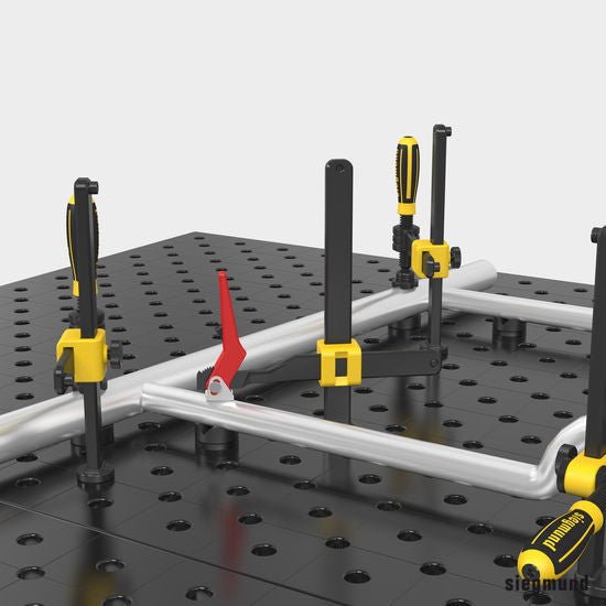 2 - 220615: Professional Fast Tension Clamp (Burnished) - 22mm Welding Table Accessories by Siegmund - The Flattest, Most Reliable Welding Tables & Fixturing Accessories in the World