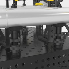 2 - 220649: 25mm Prism Extension (Burnished) - 22mm Welding Table Accessories by Siegmund - The Flattest, Most Reliable Welding Tables & Fixturing Accessories in the World