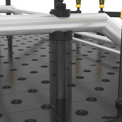 2 - 220649.3: 150mm Prism Extension (Burnished) - 22mm Welding Table Accessories by Siegmund - The Flattest, Most Reliable Welding Tables & Fixturing Accessories in the World