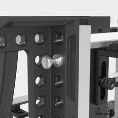 2 - 220740: 60mm Magnetic Clamping Bolt (Aluminum) - 22mm Welding Table Accessories by Siegmund - The Flattest, Most Reliable Welding Tables & Fixturing Accessories in the World