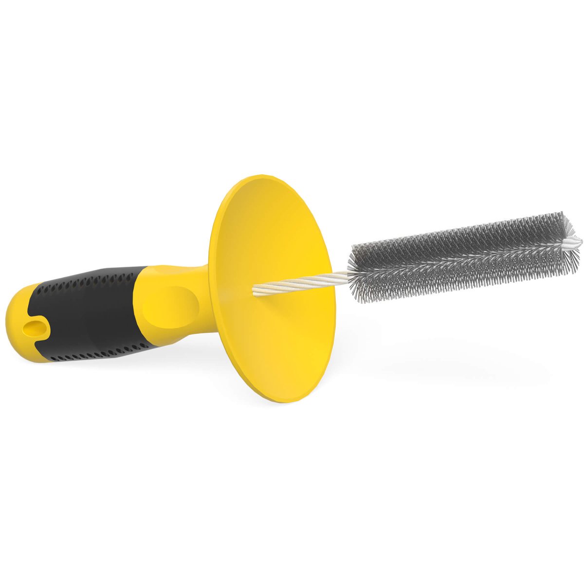 2 - 220820: Ø 24mm Cleaning Brush with Protecting Cover - 22mm Welding Table Accessories by Siegmund - The Flattest, Most Reliable Welding Tables & Fixturing Accessories in the World