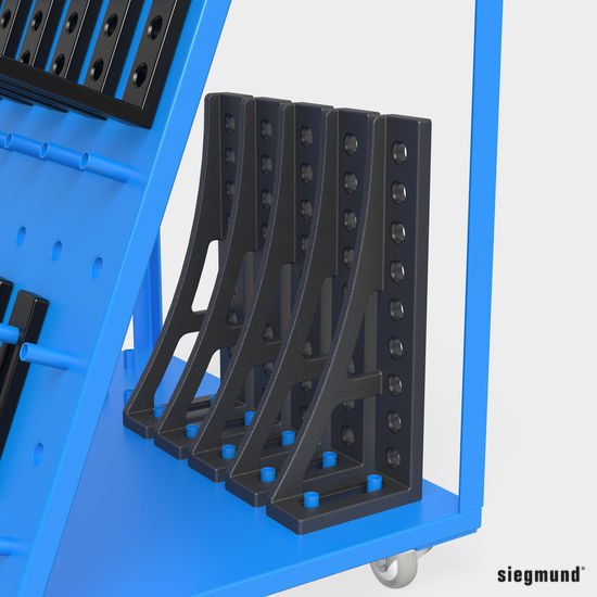 2 - 220910: System 22mm Tool Cart - 22mm Welding Table Accessories by Siegmund - The Flattest, Most Reliable Welding Tables & Fixturing Accessories in the World