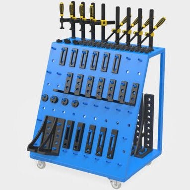 2 - 220910: System 22mm Tool Cart - 22mm Welding Table Accessories by Siegmund - The Flattest, Most Reliable Welding Tables & Fixturing Accessories in the World