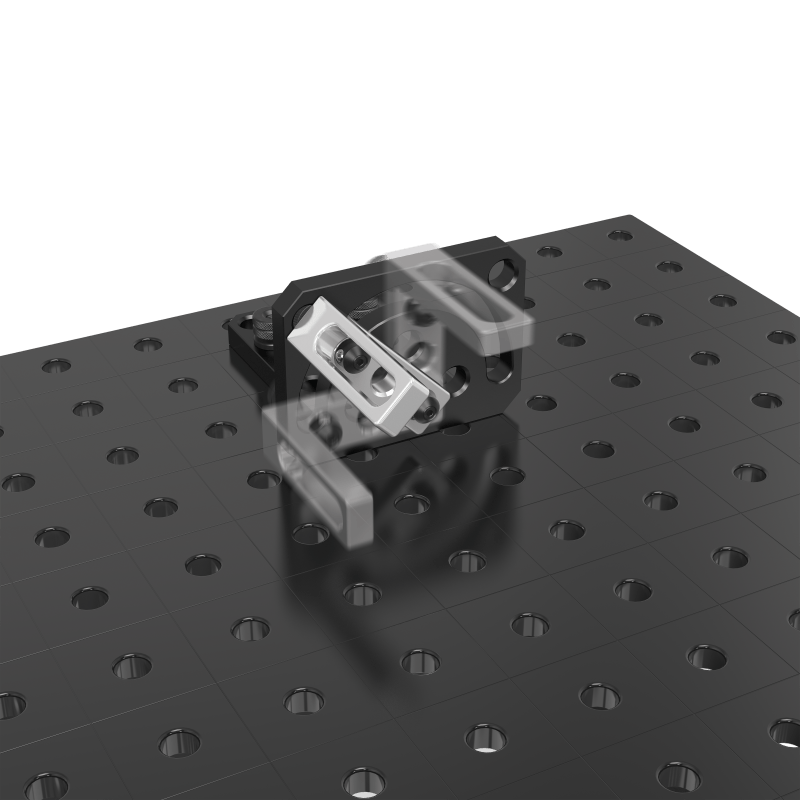 2 - 280101.N: 275mm Rotation Angle (Nitrided) - 28mm Welding Table Accessories by Siegmund - The Flattest, Most Reliable Welding Tables & Fixturing Accessories in the World