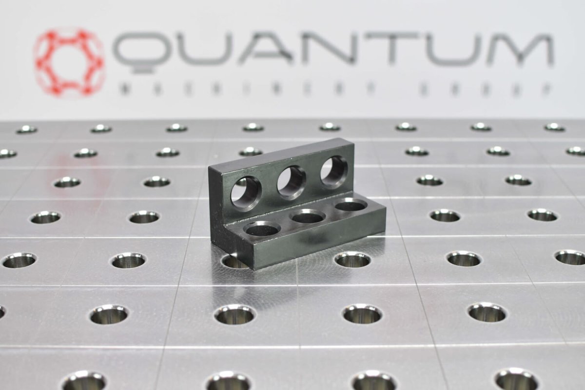 2 - 280107.N: Mounting Square (Nitrided) - 28mm Welding Table Accessories by Siegmund - The Flattest, Most Reliable Welding Tables & Fixturing Accessories in the World