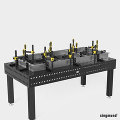 2 - 280109.1.N: 175mm Stop and Clamping Square (Nitrided) - 28mm Welding Table Accessories by Siegmund - The Flattest, Most Reliable Welding Tables & Fixturing Accessories in the World