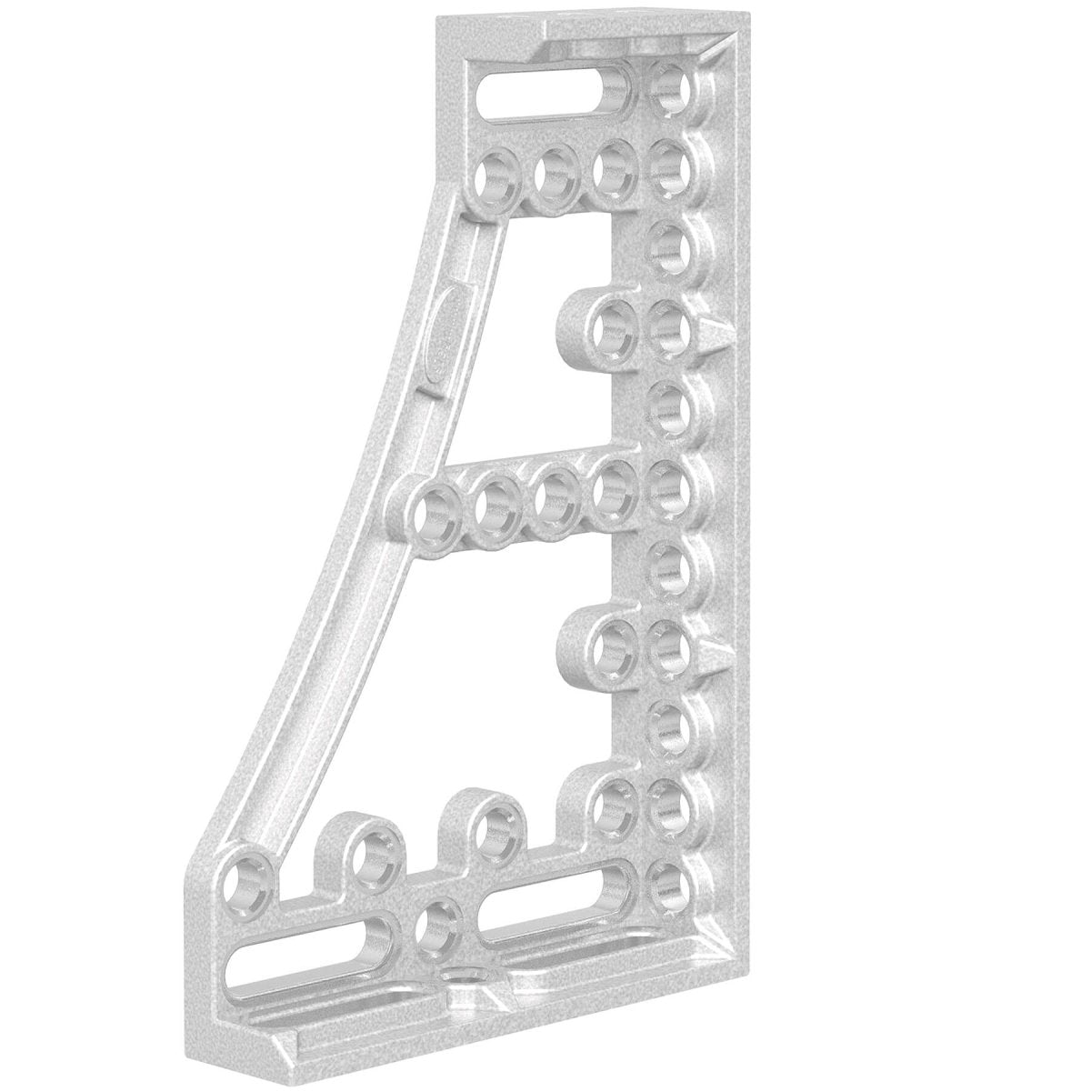 2 - 280138: 600mm GK Left Stop and Clamping Square (Aluminum/Titanium) - 28mm Welding Table Accessories by Siegmund - The Flattest, Most Reliable Welding Tables & Fixturing Accessories in the World