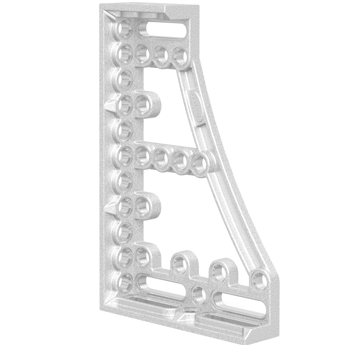 2 - 280139: 600mm GK Right Stop and Clamping Square (Aluminum/Titanium) - 28mm Welding Table Accessories by Siegmund - The Flattest, Most Reliable Welding Tables & Fixturing Accessories in the World