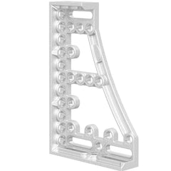 2 - 280139: 600mm GK Right Stop and Clamping Square (Aluminum/Titanium) - 28mm Welding Table Accessories by Siegmund - The Flattest, Most Reliable Welding Tables & Fixturing Accessories in the World