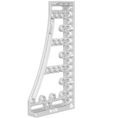 2 - 280140: 800mm GK Left Stop and Clamping Square (Aluminum/Titanium) - 28mm Welding Table Accessories by Siegmund - The Flattest, Most Reliable Welding Tables & Fixturing Accessories in the World