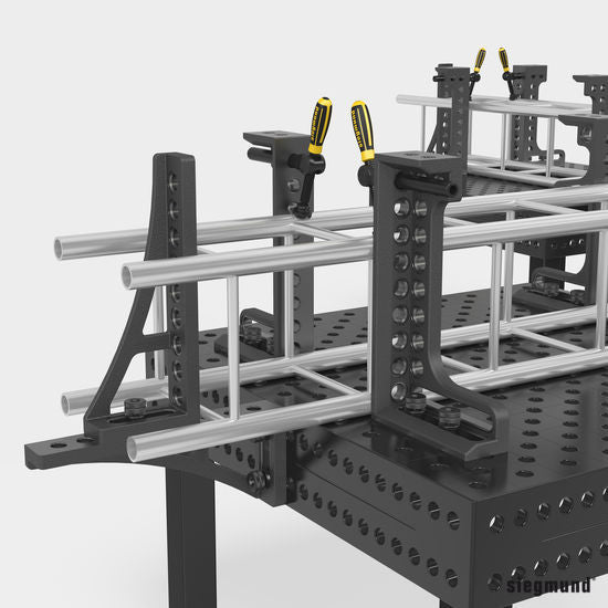 2 - 280162.N: 500mm G Stop and Clamping Square (Nitrided) - 28mm Welding Table Accessories by Siegmund - The Flattest, Most Reliable Welding Tables & Fixturing Accessories in the World