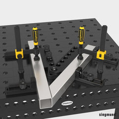 2 - 280170.N: Universal Angle Mechanical Clamping (Nitrided) - 28mm Welding Table Accessories by Siegmund - The Flattest, Most Reliable Welding Tables & Fixturing Accessories in the World