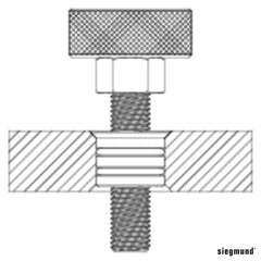 2 - 280175: 50mm Ø, 100mm Long Spacer - 28mm Welding Table Accessories by Siegmund - The Flattest, Most Reliable Welding Tables & Fixturing Accessories in the World