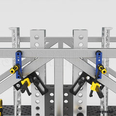 2 - 280210: 2P Clamping Bridge for Screw Clamps - 28mm Welding Table Accessories by Siegmund - The Flattest, Most Reliable Welding Tables & Fixturing Accessories in the World