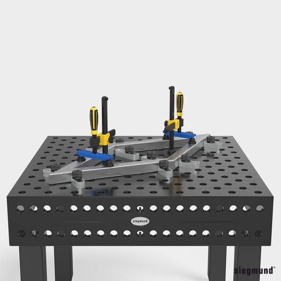 2 - 280210: 2P Clamping Bridge for Screw Clamps - 28mm Welding Table Accessories by Siegmund - The Flattest, Most Reliable Welding Tables & Fixturing Accessories in the World