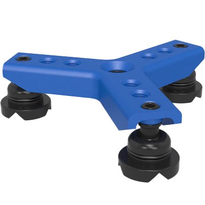 2 - 280211: 3P Clamping Bridge for Screw Clamps - 28mm Welding Table Accessories by Siegmund - The Flattest, Most Reliable Welding Tables & Fixturing Accessories in the World