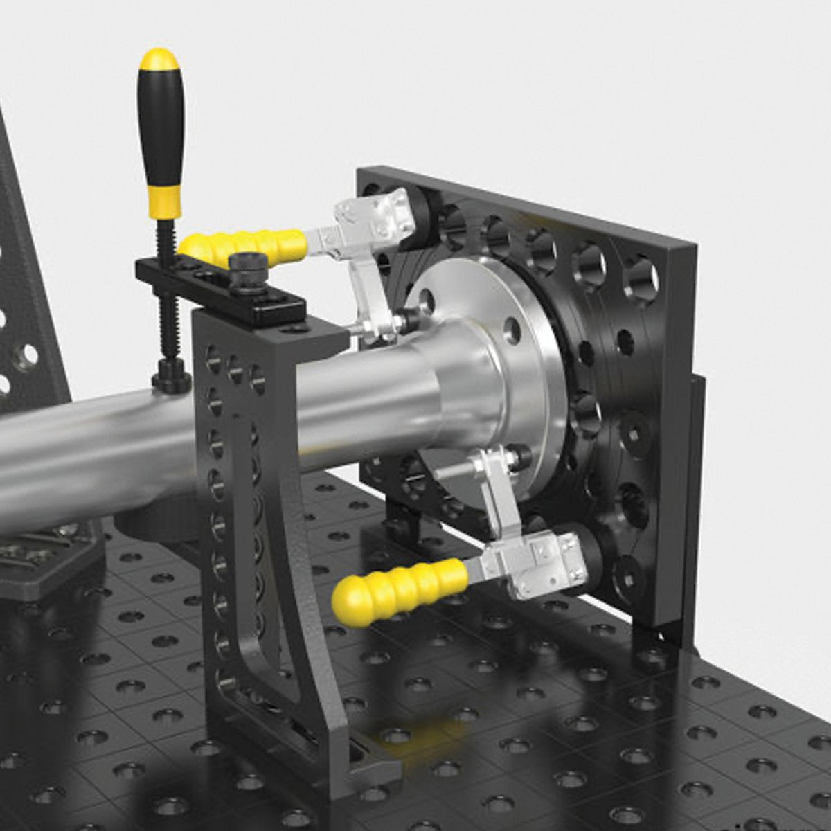 2 - 280250.P: 150 lbs. Clamping Plate with Fixing Bolt (Nitrided) - 28mm Welding Table Accessories by Siegmund - The Flattest, Most Reliable Welding Tables & Fixturing Accessories in the World