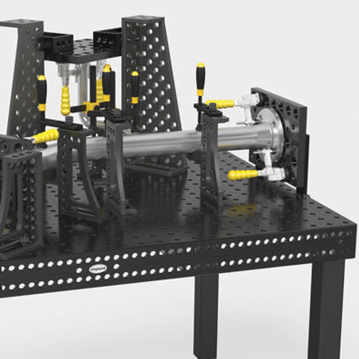 2 - 280250.P: 150 lbs. Clamping Plate with Fixing Bolt (Nitrided) - 28mm Welding Table Accessories by Siegmund - The Flattest, Most Reliable Welding Tables & Fixturing Accessories in the World