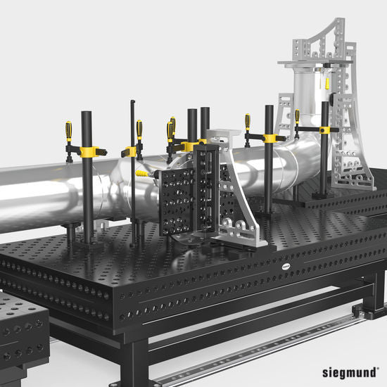 2 - 280302.N: Moveable Square (Nitrided) - 28mm Welding Table Accessories by Siegmund - The Flattest, Most Reliable Welding Tables & Fixturing Accessories in the World