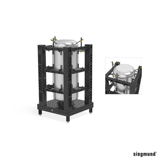 2 - 280303.1.P: 2,000mm Clamping Rail (Nitrided) - 28mm Welding Table Accessories by Siegmund - The Flattest, Most Reliable Welding Tables & Fixturing Accessories in the World