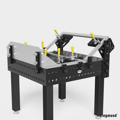 2 - 280407.N: 100mm Universal Stop (Nitrided) - 28mm Welding Table Accessories by Siegmund - The Flattest, Most Reliable Welding Tables & Fixturing Accessories in the World