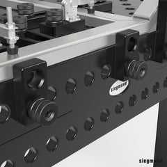 2 - 280407.N: 100mm Universal Stop (Nitrided) - 28mm Welding Table Accessories by Siegmund - The Flattest, Most Reliable Welding Tables & Fixturing Accessories in the World