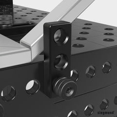 2 - 280408.N: 150mm Universal Stop (Nitrided) - 28mm Welding Table Accessories by Siegmund - The Flattest, Most Reliable Welding Tables & Fixturing Accessories in the World