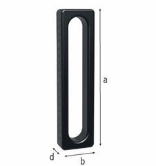 2 - 280410.1.N: 200mm L Universal Stop (Nitrided) - 28mm Welding Table Accessories by Siegmund - The Flattest, Most Reliable Welding Tables & Fixturing Accessories in the World