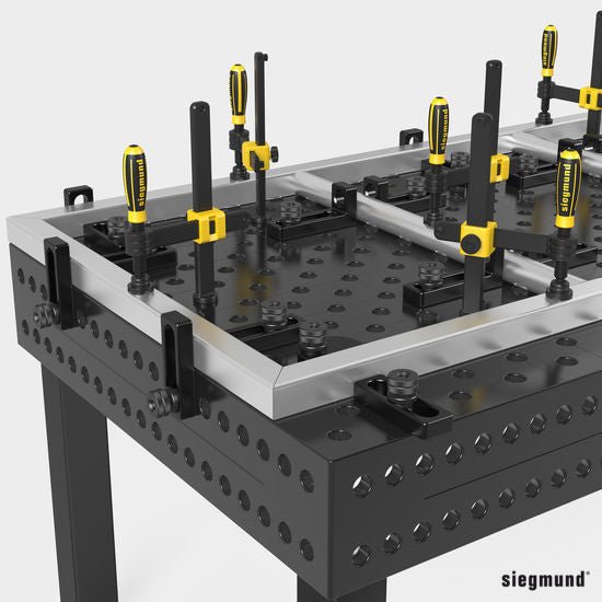 2 - 280410.2.N: 250mm L Universal Stop (Nitrided) - 28mm Welding Table Accessories by Siegmund - The Flattest, Most Reliable Welding Tables & Fixturing Accessories in the World