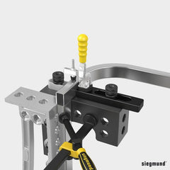 2 - 280420.A: 225mm L Universal Stop (Aluminum) - 28mm Welding Table Accessories by Siegmund - The Flattest, Most Reliable Welding Tables & Fixturing Accessories in the World