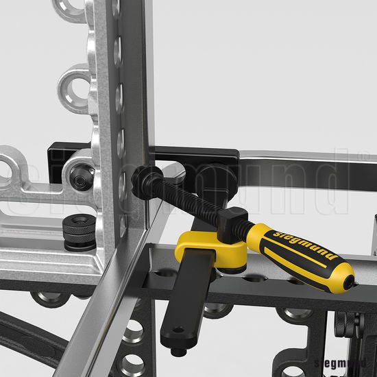 2 - 280420.N: 225mm L Universal Stop (Nitrided) - 28mm Welding Table Accessories by Siegmund - The Flattest, Most Reliable Welding Tables & Fixturing Accessories in the World