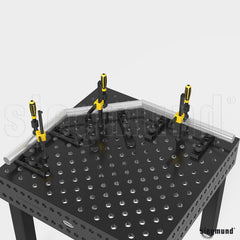 2 - 280422.N: 325mm L Universal Stop (Nitrided) - 28mm Welding Table Accessories by Siegmund - The Flattest, Most Reliable Welding Tables & Fixturing Accessories in the World