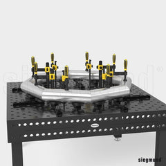 2 - 280426.N: 300mm Universal Stop (Nitrided) - 28mm Welding Table Accessories by Siegmund - The Flattest, Most Reliable Welding Tables & Fixturing Accessories in the World