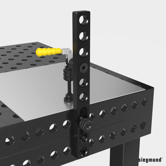 2 - 280427.N: 500mm Universal Stop (Nitrided) - 28mm Welding Table Accessories by Siegmund - The Flattest, Most Reliable Welding Tables & Fixturing Accessories in the World