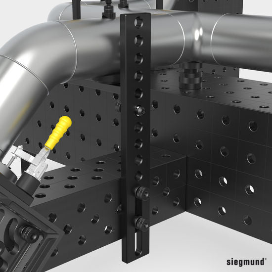 2 - 280432.N: 750mm S Universal Stop (Nitrided) - 28mm Welding Table Accessories by Siegmund - The Flattest, Most Reliable Welding Tables & Fixturing Accessories in the World