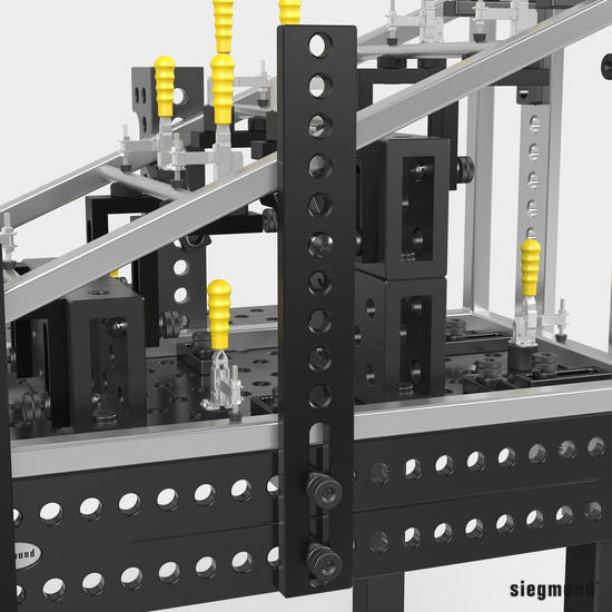 2 - 280432.N: 750mm S Universal Stop (Nitrided) - 28mm Welding Table Accessories by Siegmund - The Flattest, Most Reliable Welding Tables & Fixturing Accessories in the World