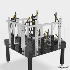 2 - 280434.N: 1,000mm S Universal Stop (Nitrided) - 28mm Welding Table Accessories by Siegmund - The Flattest, Most Reliable Welding Tables & Fixturing Accessories in the World