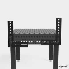 2 - 280444: 500mm Large Flat Square (Burnished) - 28mm Welding Table Accessories by Siegmund - The Flattest, Most Reliable Welding Tables & Fixturing Accessories in the World