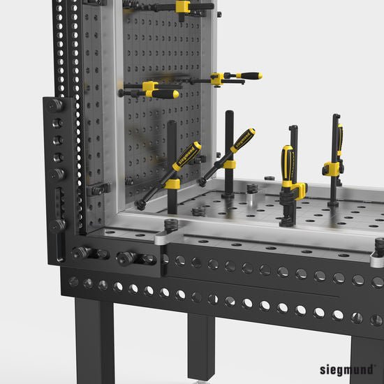 2 - 280444: 500mm Large Flat Square (Burnished) - 28mm Welding Table Accessories by Siegmund - The Flattest, Most Reliable Welding Tables & Fixturing Accessories in the World