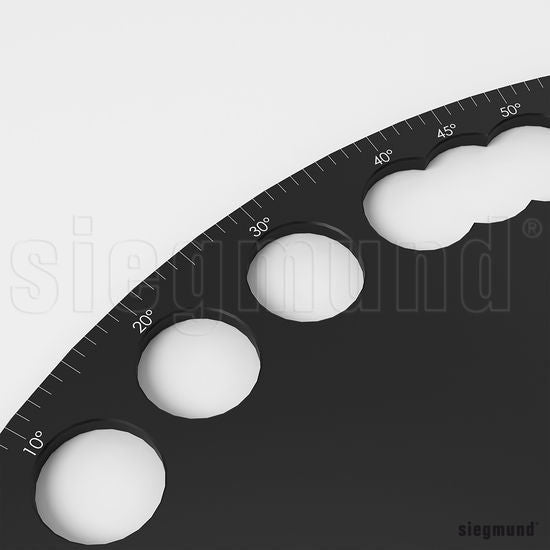 2 - 280455.N: Angle Alignment Template (Nitrided) - 28mm Welding Table Accessories by Siegmund - The Flattest, Most Reliable Welding Tables & Fixturing Accessories in the World