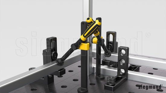 2 - 280522: Short, Flat Fast Clamping Bolt (Burnished) - 28mm Welding Table Accessories by Siegmund - The Flattest, Most Reliable Welding Tables & Fixturing Accessories in the World