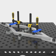 2 - 280536: Short, Basic Universal Bolt (Burnished) - 28mm Welding Table Accessories by Siegmund - The Flattest, Most Reliable Welding Tables & Fixturing Accessories in the World