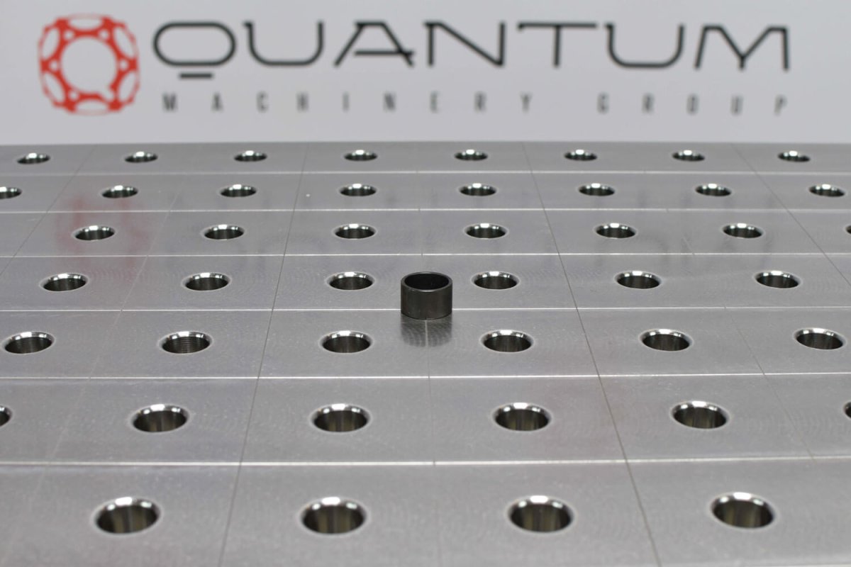 2 - 280538: Spacer Sleeve (Burnished) - 28mm Welding Table Accessories by Siegmund - The Flattest, Most Reliable Welding Tables & Fixturing Accessories in the World