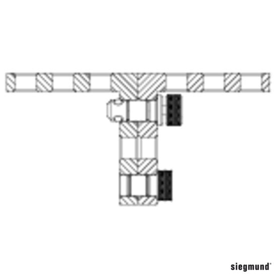 2 - 280540: Positioning Bolt (Burnished) - 28mm Welding Table Accessories by Siegmund - The Flattest, Most Reliable Welding Tables & Fixturing Accessories in the World