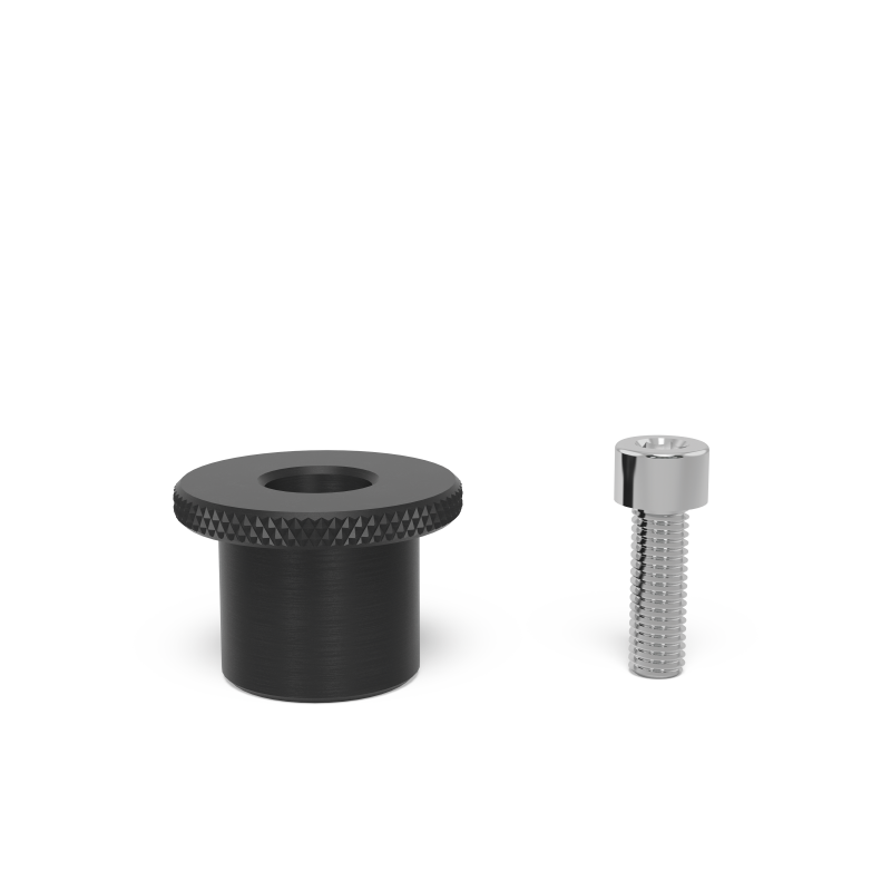 2-280546.1: Clamp Bushing for M8 Thread Including 25mm Screw (Burnished)