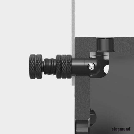 2 - 280571: Short Adjustable Fast Clamping Bolt without Slot (Burnished) - 28mm Welding Table Accessories by Siegmund - The Flattest, Most Reliable Welding Tables & Fixturing Accessories in the World