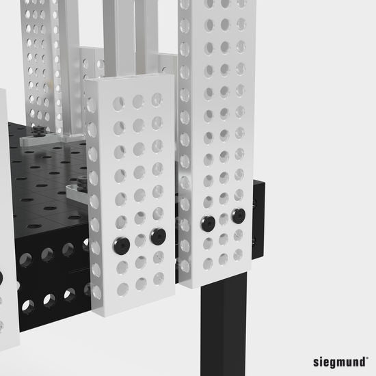 2 - 280584: Triple Collar Connecting Bolt (Burnished) - 28mm Welding Table Accessories by Siegmund - The Flattest, Most Reliable Welding Tables & Fixturing Accessories in the World